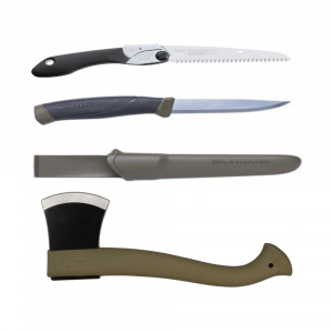 Set Cutit Companion MG (C), Fierastrau Silky Pocketboy 170mm cu 10dinti, 30mm si Topor verde