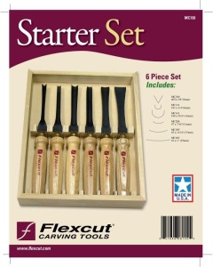 Set de pornire cu 6 dalti de mana pentru sculptura MC150, Flexcut - Img 2