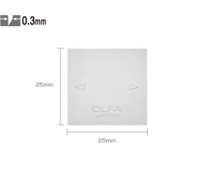 Set lame razuitor de precizie 25 mm OLFA TB-25