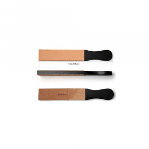 Strop din piele cu doua fete (aspra/fina) pentru pielarie Wuta (250 x 40 mm) - Img 6