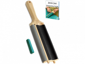 Strop din piele pentru cutite cu carlig si dalti cu pastă de lustruire BeaverCraft– LS5P1 - Img 13