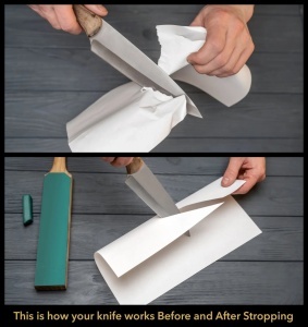 Strop mic din piele cu doua fete BeaverCraft LS6 (14.5 cm), cu pasta - Img 9
