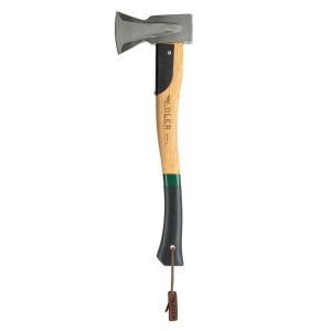 Topor despicare lemne de foc cu teaca din piele, Short Splitter Adler - Img 2