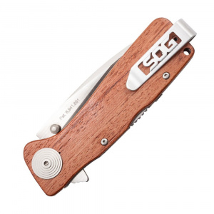 TWI24-CP Briceag Twitch XL Drop Point, Satin, Maner lemn, SOG - Img 5