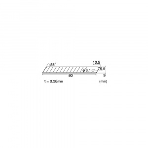 BA-160 Set 10 lame cutter segmentate de tip A - 9mm, NT Cutter - Img 2