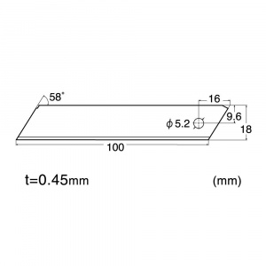BL-3000-ON Set 300 lame cutter nesegmentate de tip L- 18mm, NT Cutter - Img 3
