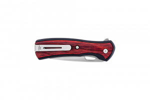 Briceag de buzunar Buck Vantage Avid Mic 0341RWS-B, otel 420HC, maner lemn Dymondwood - Img 6