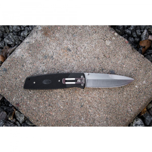 Briceag Fallkniven PXLX CoS Stainless Steel Micarta Liner Lock EDC - Img 3