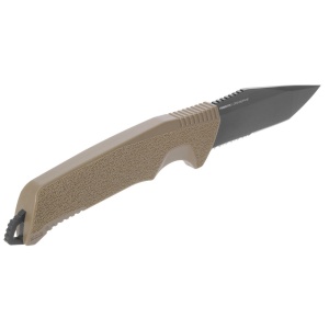 Cutit lama fixa SOG Trident FX - Serrated - FDE - Img 1