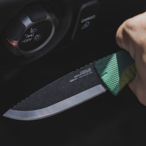 Cutit outdoor SOG Aegis FX Forest Moss, otel inoxidabil CRYO 4116, lama 93 mm - Img 11