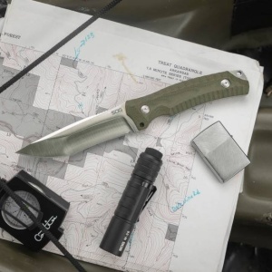 Cutit outdoor SOG Hidaka FX 3V Satin, otel CPM 3V, lama 114 mm - Img 8