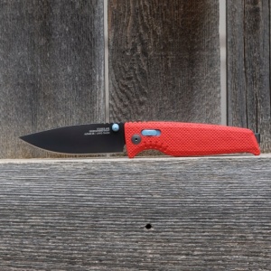 Cutit pliabil SOG Altair XR Canyon Red 12-79-02-57, lama Drop Point CRYO 154CM Satin, XR Lock, Thumb Stud, maner GRN Canyon Red, EDC Ultralight - Img 9