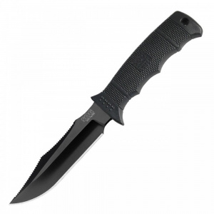 Cutit tactic SOG SEAL Pup Elite Black TiNi Straight Edge, otel AUS-8, lama 123 mm - Img 6