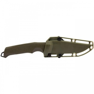 Cutit tactic SOG Trident FX Serrated FDE, otel CRYO CPM S35VN, lama 117 mm - Img 5
