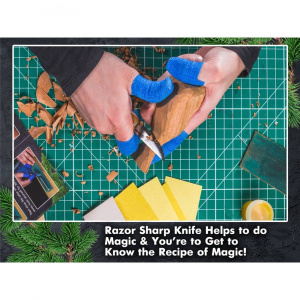DIY01 Set de sculptura pasari Comfort - Kit complet de incepere pentru adulti, adolescenti si copii, BeaverCraft - Img 2