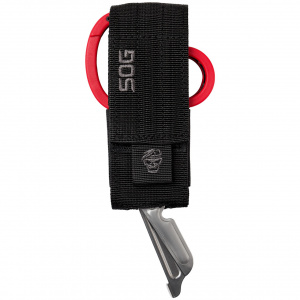 Foarfeca multifunctionala SOG ParaShears Red, 11 functii, Compound Leverage, foarfeca medicala de salvare cu husa nylon - Img 2