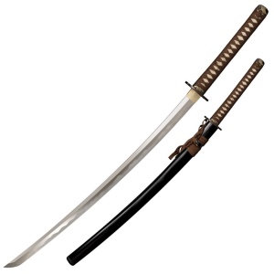 Katana Cold Steel Mizutori (Crane) Katana CS-88CKK, lama din otel carbon 1095, teaca din lemn lacuit