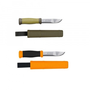 Set 2 cutite bushcraft, camping 2000, Morakniv