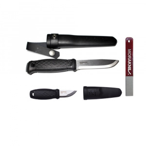 Set 2 cutite bushcraft si diamant de ascutire, Morakniv