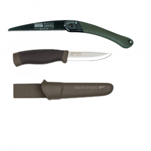Set Cutit Morakniv si fierastrau Bahco