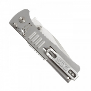 SJ31-CP Briceag SlimJim Clip Point Satin, SOG - Img 5