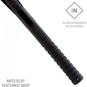 Tomahawk tactic SOG FastHawk Black, otel inoxidabil 420, muchie 51 mm - Img 3
