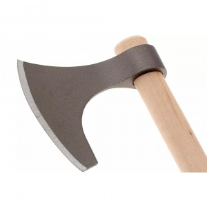 Topor Cold Steel Viking Hand Axe CS-90WVBA cu cap din otel carbon 1055 - Img 5