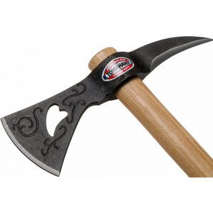 Topor Tomahawk Cold Steel Weeping Heart Hawk CS-90AWH cu cap din otel carbon 1055 - Img 3