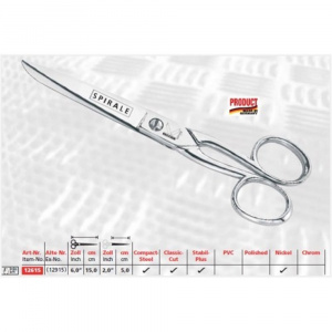 112615 Foarfeca industriala universala 15cm pentru stangaci, Kretzer
