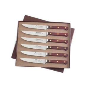 85006STEAKCOL Cutie cu 6 cutite pentru friptura, lungime 13cm, Sabatier Auvergne - Img 1