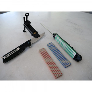 A-PROKIT Kit de ascutire Aligner Dia-Sharp Whetstone, cu pietre de ascutit diamantate in cutie robusta, DMT - Img 5