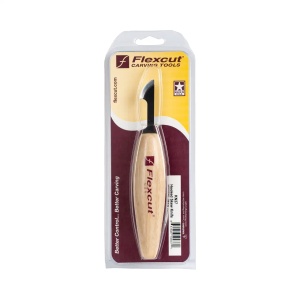 Cutit cu lama curbata si muchie radiala pentru sculptura KN37, Flexcut - Img 2