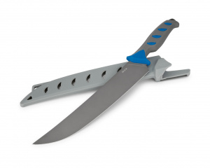 Cutit de filetat Buck 149 Hookset Breaker 0149BLS-B, lama 25.4 cm, maner gri-albastru, teaca inclusa - Img 3