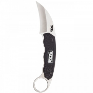 Cutit SOG Gambit, otel 7Cr17MoV, lama Hawkbill 66 mm