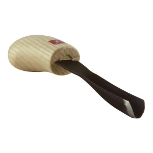 Dalta de mana cu lama nr. 11 de 12mm pentru sculptura/cioplire in lemn, cu maner fix, Flexcut - Img 3
