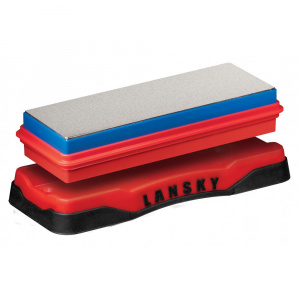 Lansky Double Sided Diamond Benchstone Coarse/Fine 200-600 Grit 15x5 cm - Piatra diamantata pentru ascutire cutite