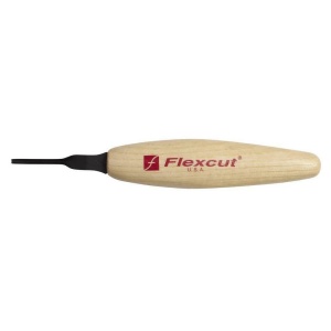 Micro dalta adanca cu varf in V la 60° pentru sculptura in lemn, Flexcut