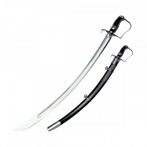 Sabie Cold Steel 1796 Light Cavalry Saber 1055 Carbon Steel (Leather Scabbard / Steel Scabbard)