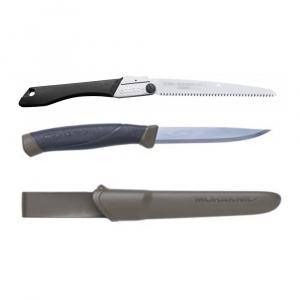 Set Cutit Companion MG (C) Si Fierastrau pliabil bushcraft, camping Silky Gomboy 240mm cu 10dinti, 30mm