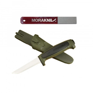 Set Cutit utilitar si diamant ascutire, Morakniv