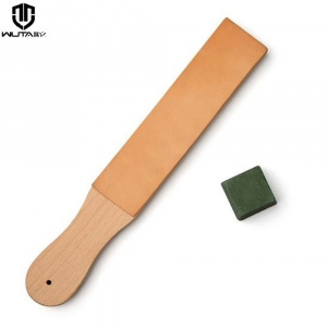 Strop din piele cu doua fete (aspra/fina) pentru pielarie Wuta (250 x 40 mm)
