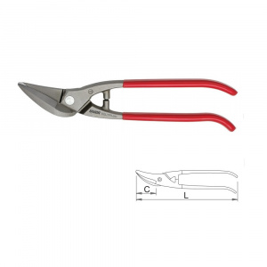 615038 Foarfeca universala de tabla, 280 mm, 563L Plus7PR, Unior - Img 2