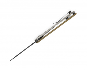 Briceag de buzunar Buck Onset Pro 0040GRS-B, otel S45VN, maner G10 si cadru titan, Frame Lock - Img 3