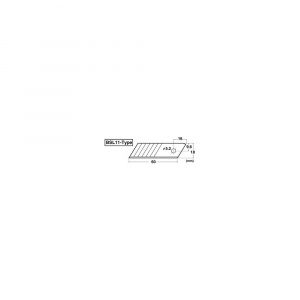 BSL-11P Set 10 lame cutter segmentate scurte de tip L- 18 MM, NT Cutter - Img 2
