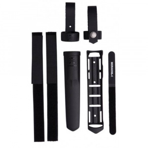 Cutit bushcraft, camping, Bushcraft negru cu teaca Tactical neagra sistem Molle, Morakniv - Img 3