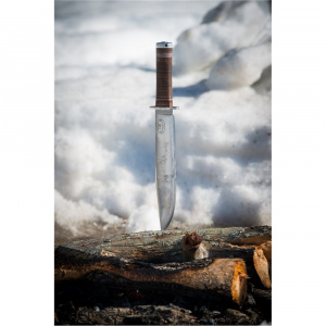 Cutit Fallkniven NL1L Frej Lam. VG10 Satin Finish Lama 250 mm Otel Laminat VG10 Maner Piele - Img 8