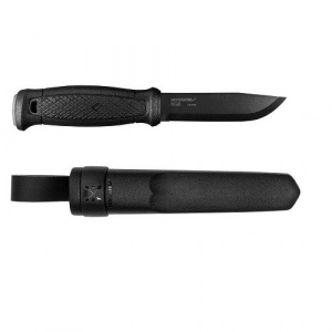 Cutit Full-Tang Morakniv Garberg CARBON, Teaca si maner Polimer negru, pentru Bushcraft si Outdoor