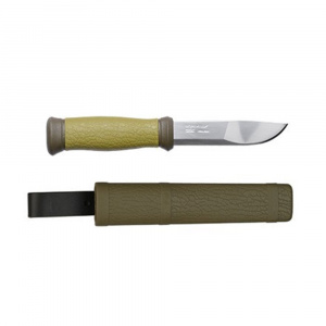 Cutit outdoor Morakniv Mora 2000 Green, otel inoxidabil 12C27, teaca inclusa