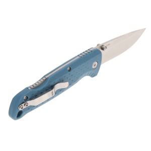 Cutit pliabil SOG Adventurer LB Nordic Blue Satin 13-11-03-43, lama Drop Point CRYO 5Cr15MoV Satin, Lockback, Thumb Stud, maner GRN Nordic Blue, EDC Outdoor