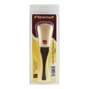 Dalta de mana cu unghi de taiere nr. 1 pentru sculptura/cioplire lemn cu maner fix, Flexcut - Img 5